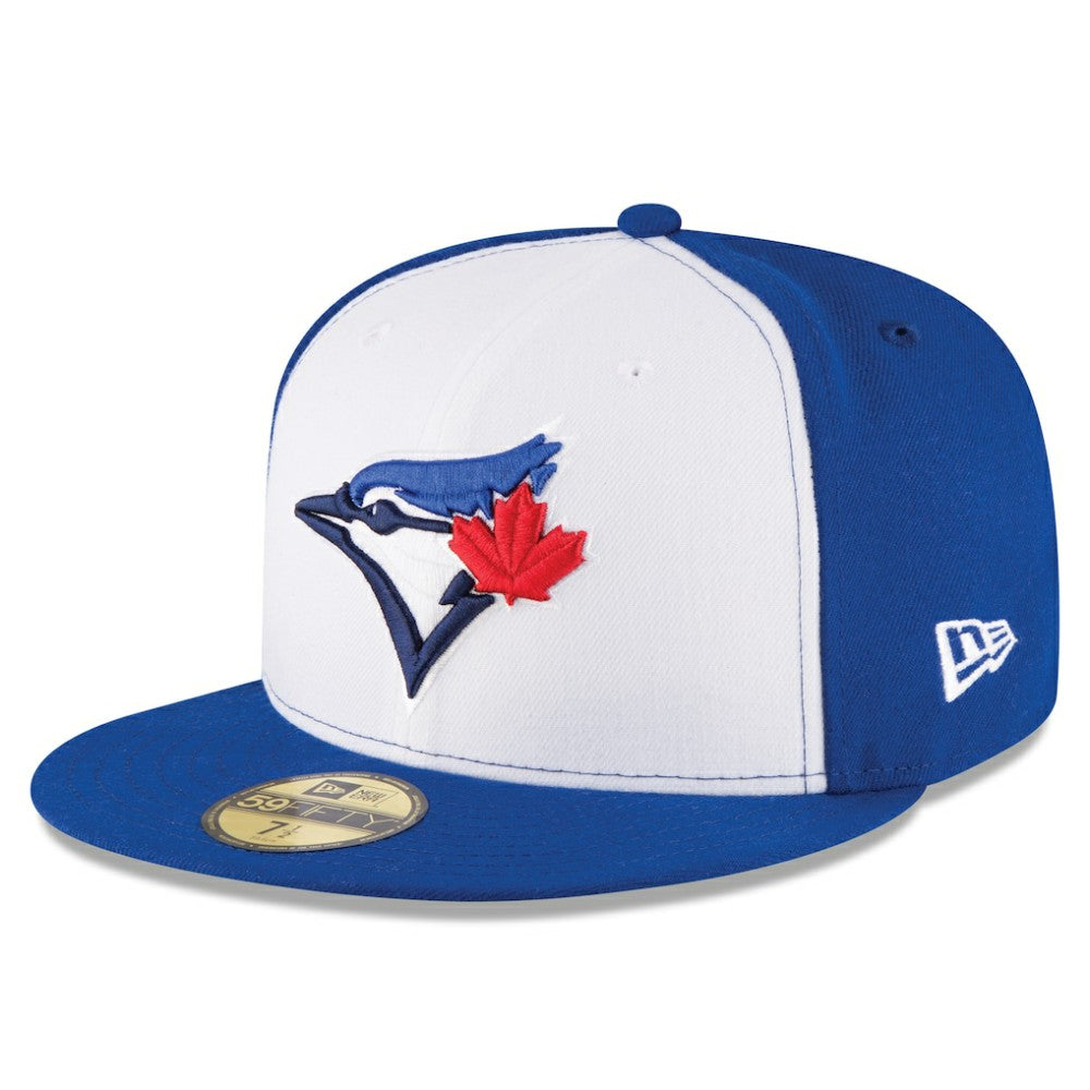 Toronto Blue Jays 2017 Authentic Collection On-Field 59FIFTY Fitted Hat - White/Royal | New Era
