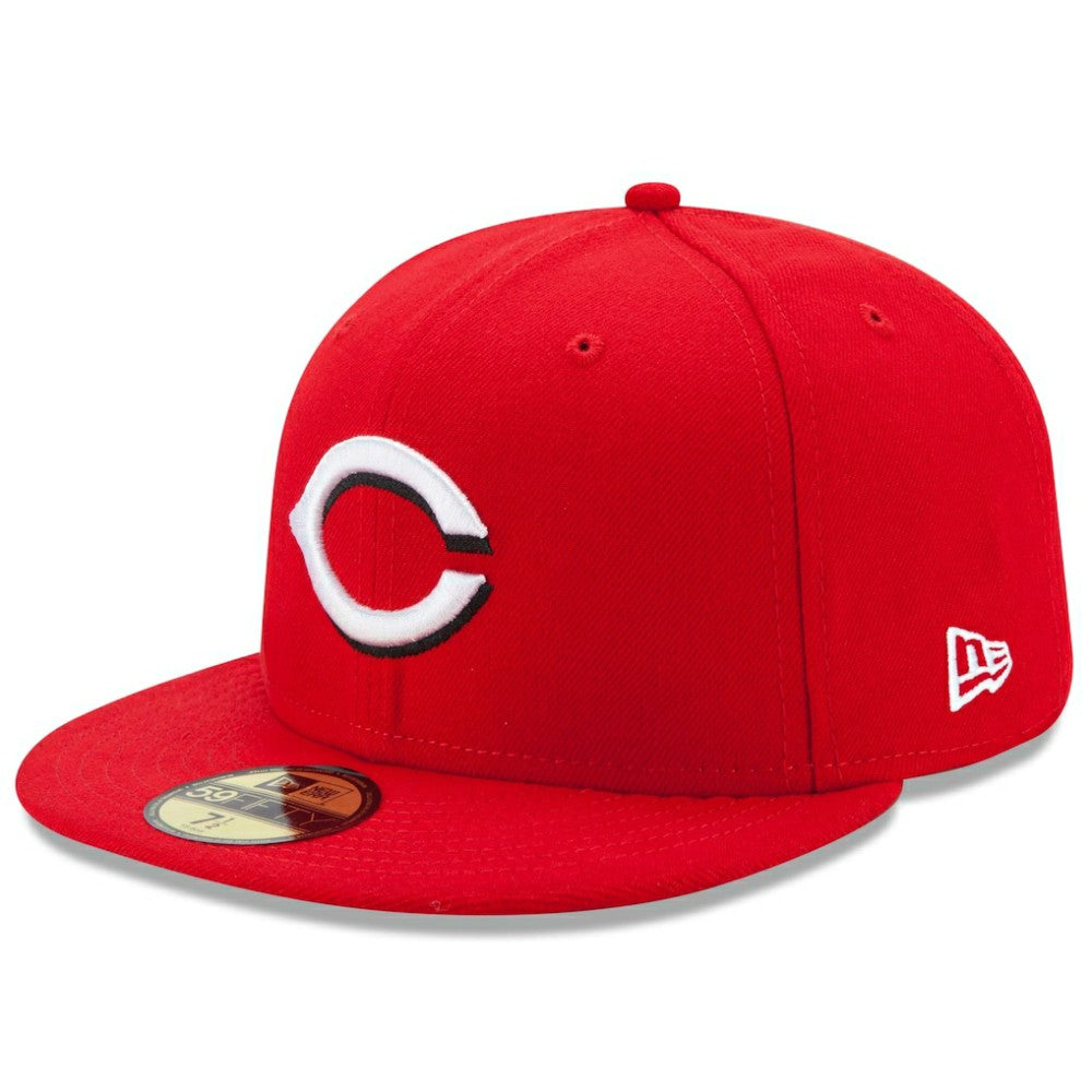 Cincinnati Reds Home Authentic Collection On-Field 59FIFTY Fitted Hat - Red | New Era