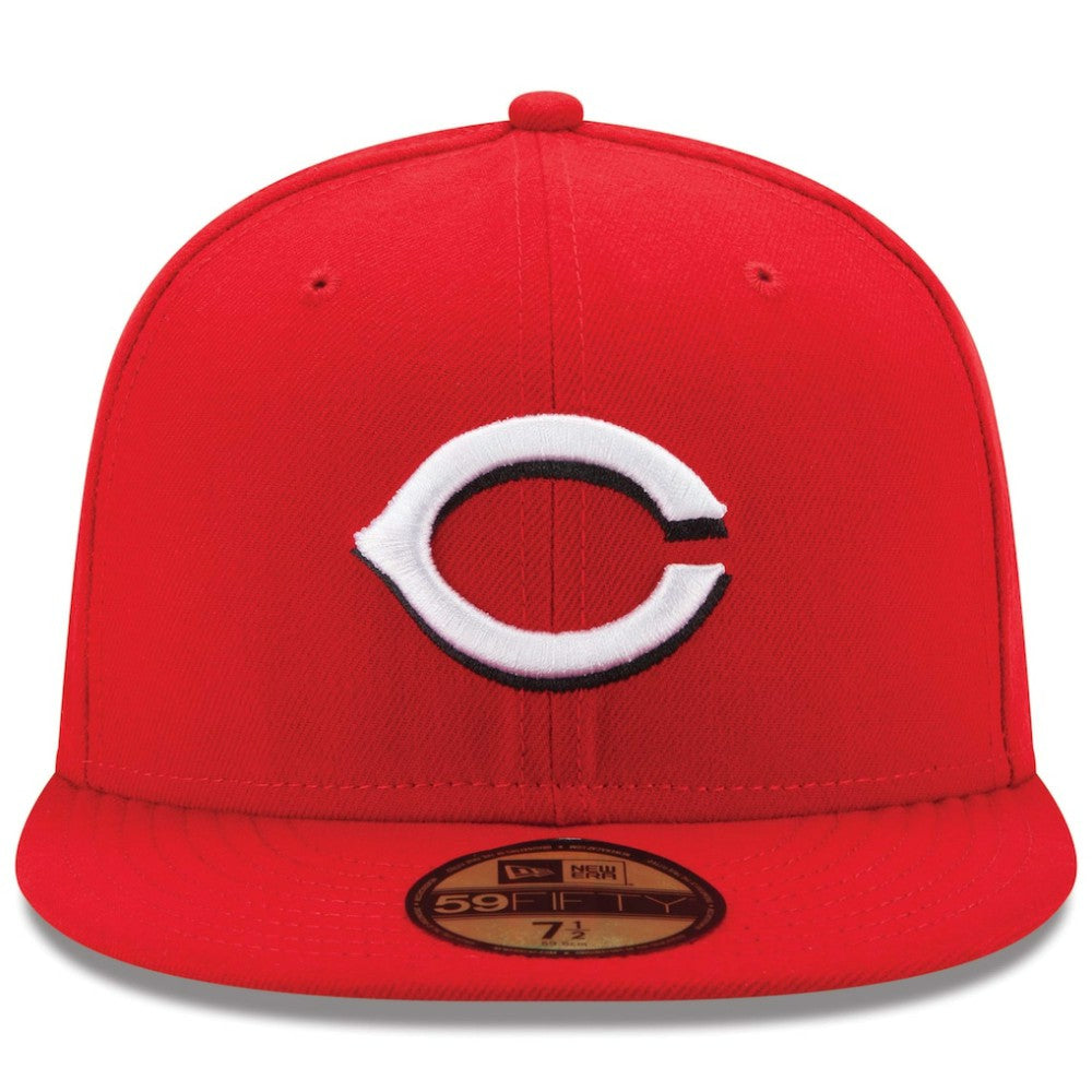 Cincinnati Reds Home Authentic Collection On-Field 59FIFTY Fitted Hat - Red | New Era