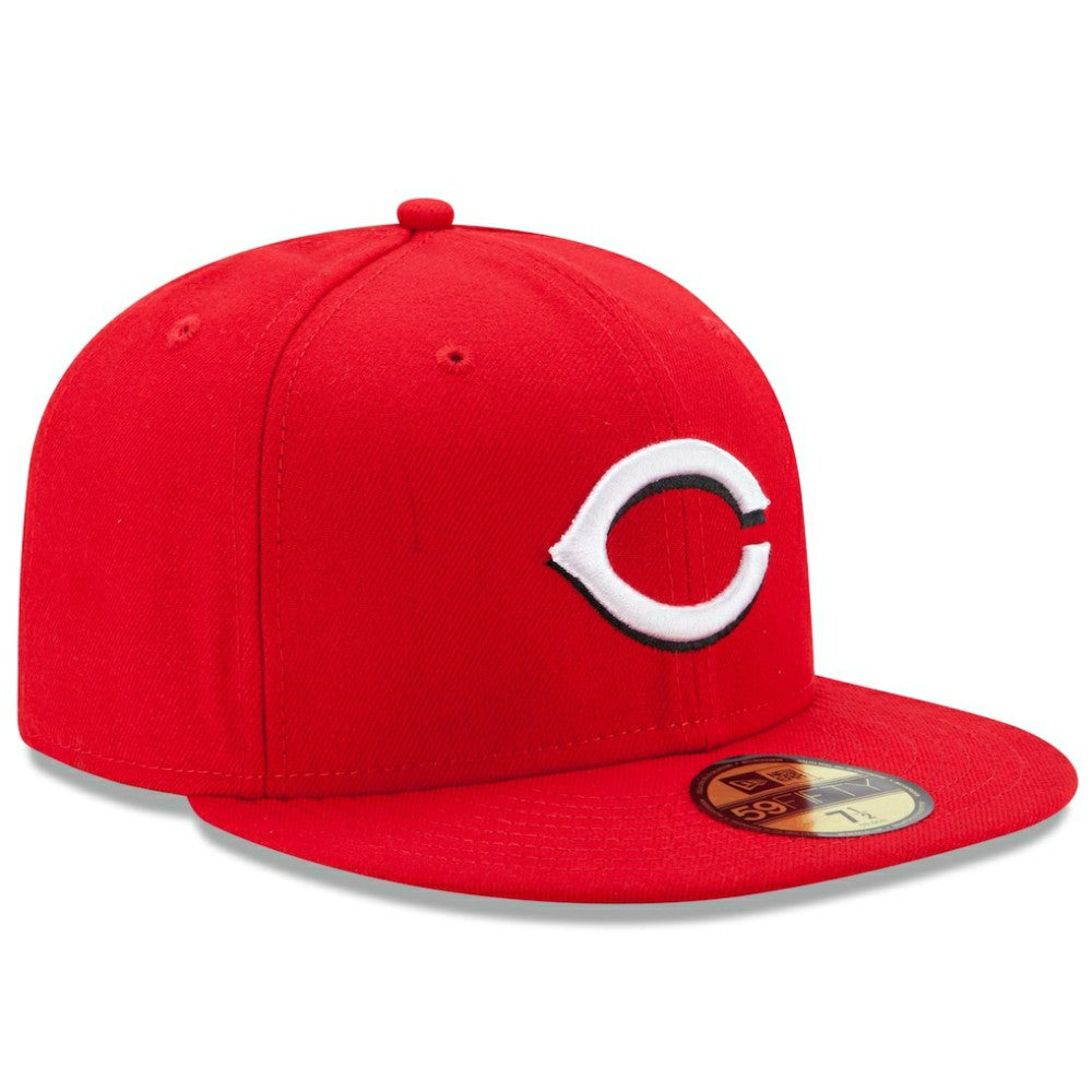 Cincinnati Reds Home Authentic Collection On-Field 59FIFTY Fitted Hat - Red | New Era
