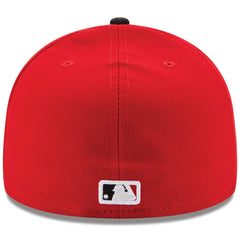 Cincinnati Reds Road Authentic Collection On-Field 59FIFTY Fitted Hat - Red/Black | New Era