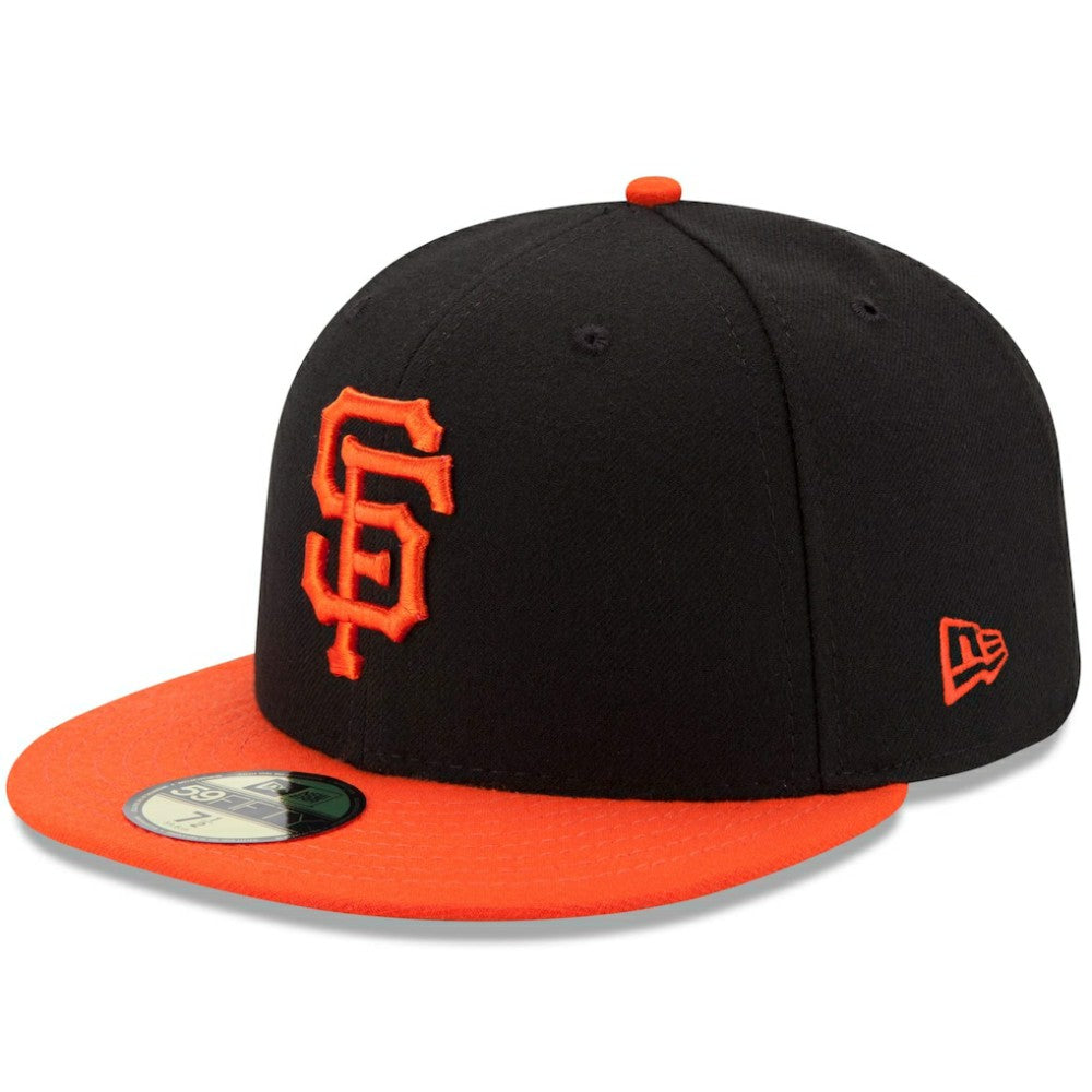 San Francisco Giants Authentic Collection On-Field 59FIFTY Fitted Hat - Black/Orange | New Era