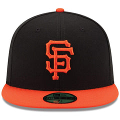 San Francisco Giants Authentic Collection On-Field 59FIFTY Fitted Hat - Black/Orange | New Era