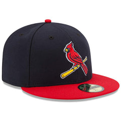 St. Louis Cardinals Alternate 2 Authentic Collection On-Field 59FIFTY Fitted Hat - Navy/Red | New Era