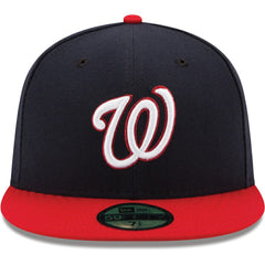 Washington Nationals Alternate Authentic Collection On-Field 59FIFTY Fitted Hat - Navy/Red | New Era