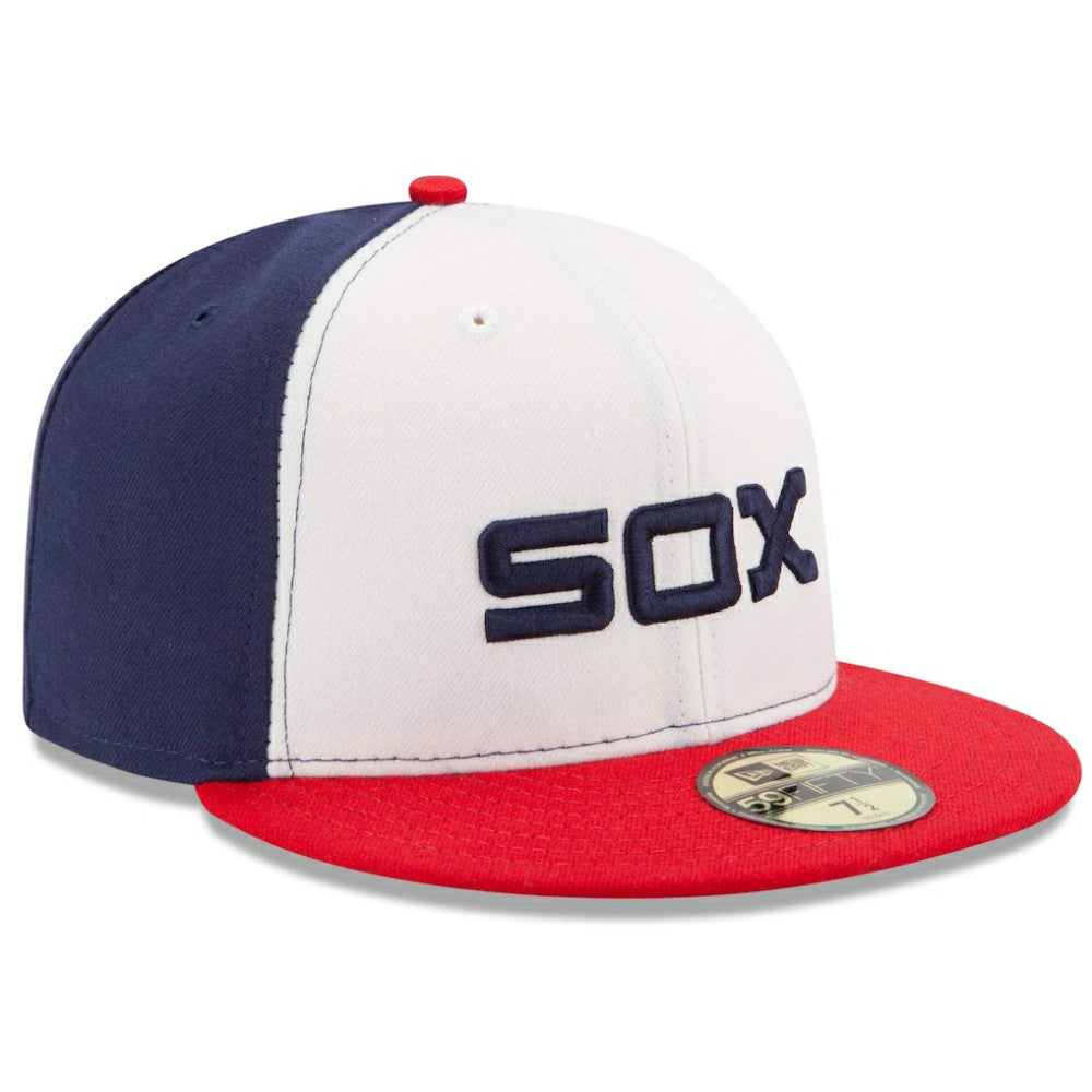 Chicago White Sox Authentic Collection On-Field 59FIFTY Fitted Hat - White/Red | New Era