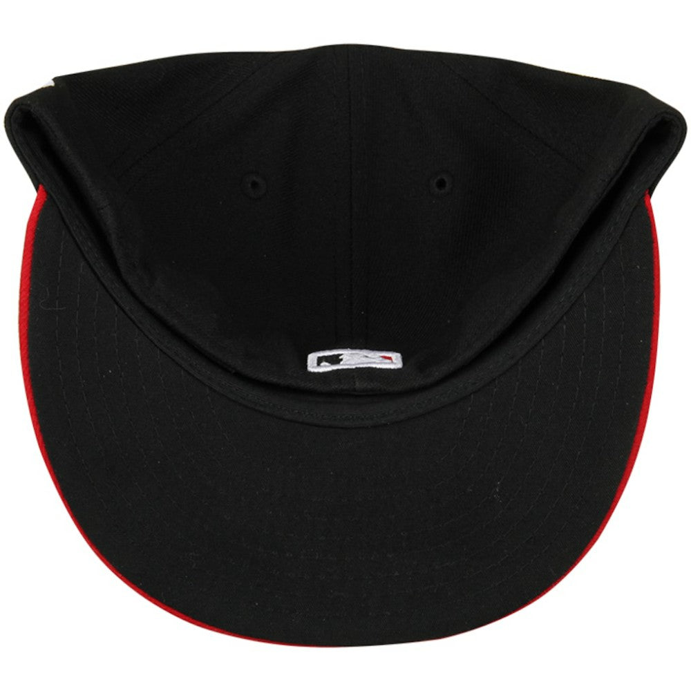 Cincinnati Reds Alternate Authentic Collection On-Field 59FIFTY Fitted Hat - Black/Red | New Era
