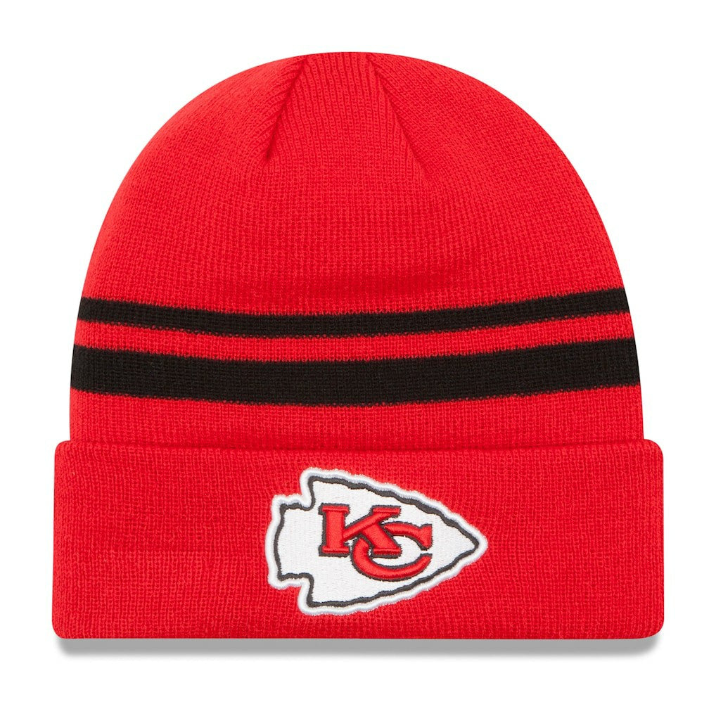 Kansas City Chiefs New Era Team Logo Cuffed Knit Hat - Red outlet