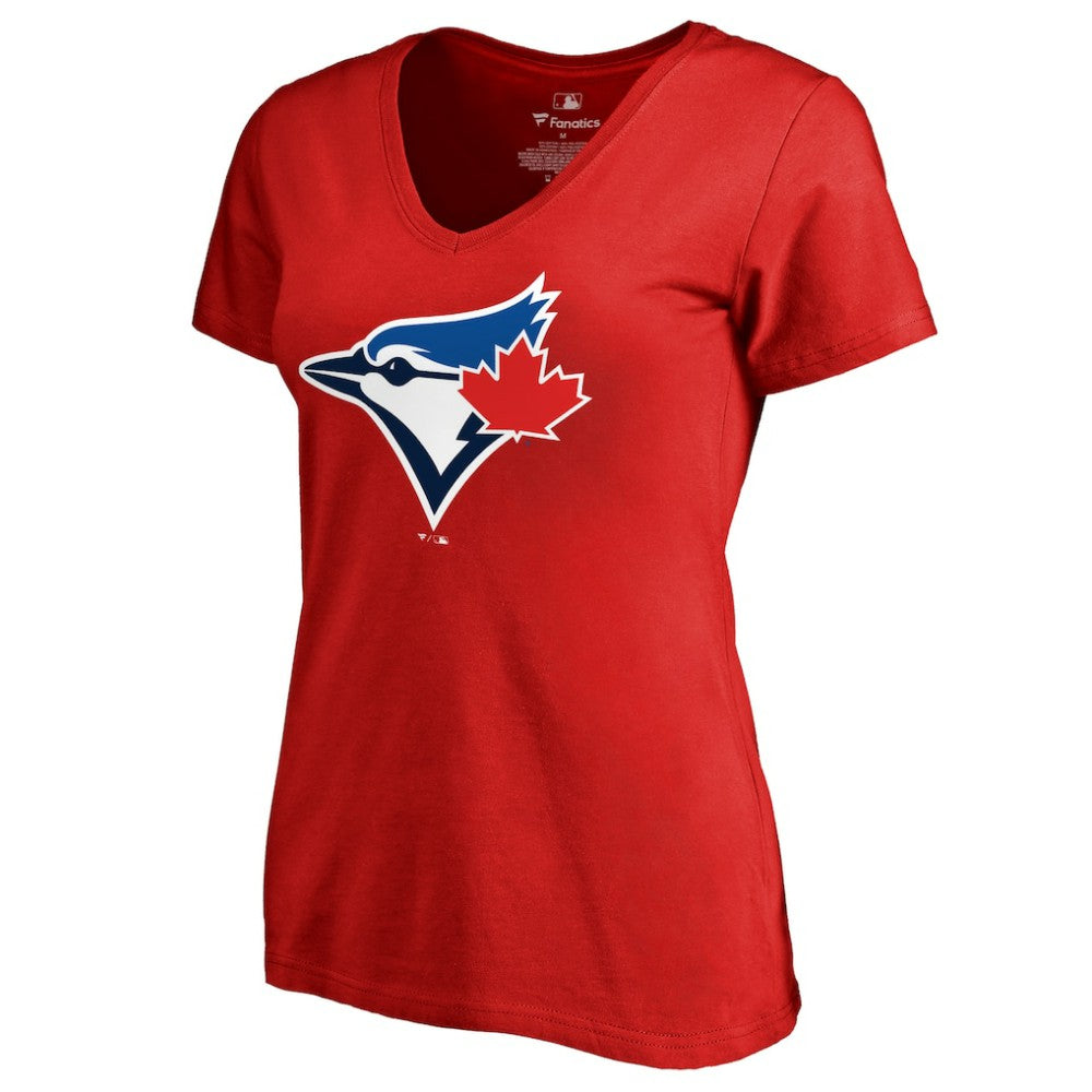 Toronto Blue Jays Women's Logo T-Shirt - Red
