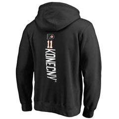 Travis Konecny Philadelphia Flyers Backer Pullover Hoodie Black