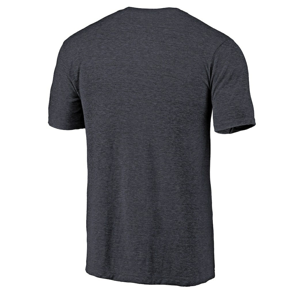Los Angeles Chargers Throwback Logo Tri-Blend T-Shirt - Navy outlet