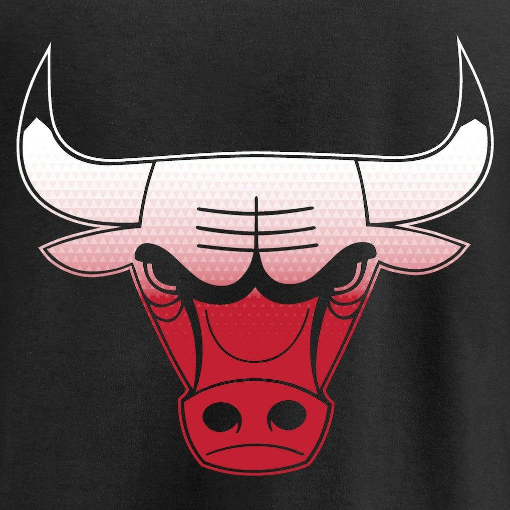 Chicago Bulls Gradient Logo T-Shirt sale - Black discount