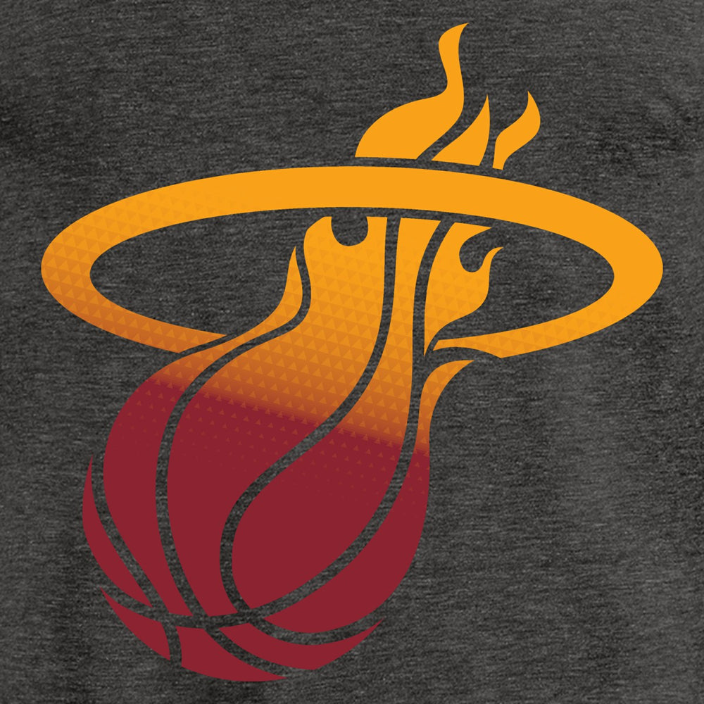 Miami Heat Gradient Logo T-Shirt - Black on sale