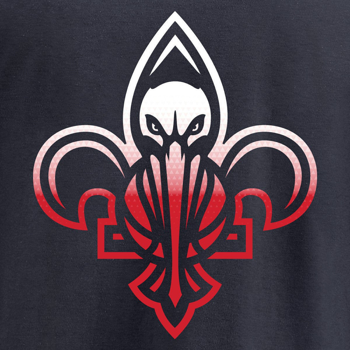 New Orleans Pelicans Gradient Logo T-Shirt - Navy on sale
