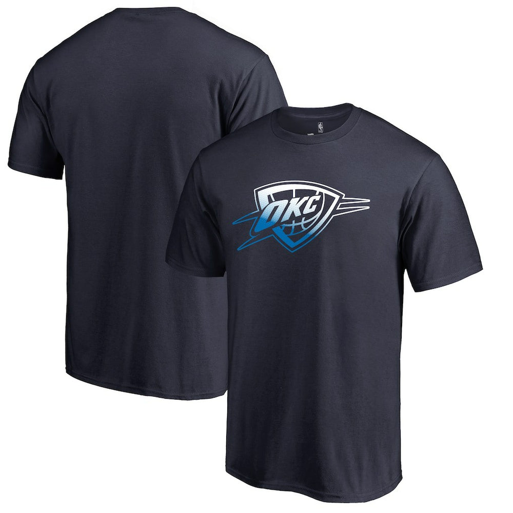 Oklahoma City Thunder Gradient Logo T-Shirt - Navy on sale