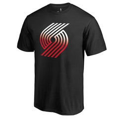 Portland Trail Blazers Gradient Logo T-Shirt - Black shop