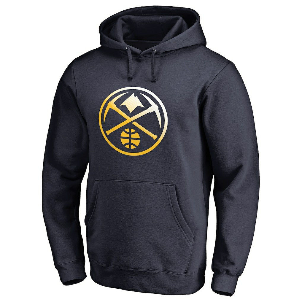 Denver Nuggets Gradient Logo Pullover Hoodie sale - Navy for sale