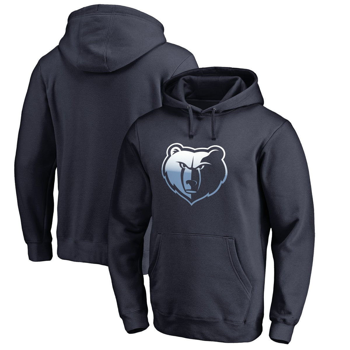Memphis Grizzlies Gradient Logo Pullover Hoodie - Navy for sale