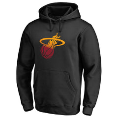 Miami Heat Gradient Logo Pullover Hoodie - Black outlet