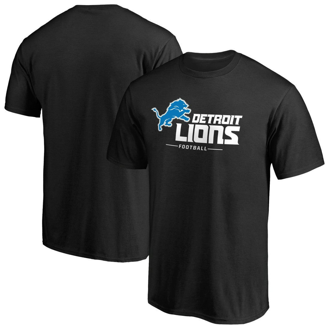 Detroit Lions Team Lockup T-Shirt - Black online