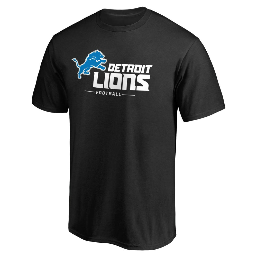 Detroit Lions Team Lockup T-Shirt - Black online