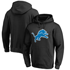 Detroit Lions Primary Logo 2 Pullover Hoodie - Black on sale