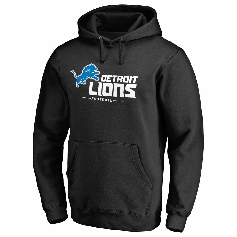 Detroit Lions Lockup Pullover Hoodie - Black online
