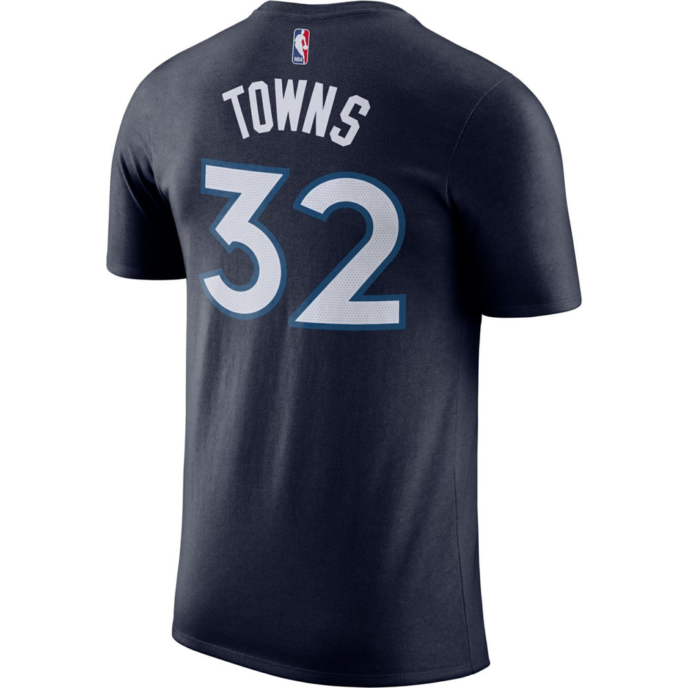 Karl-Anthony Towns Minnesota Timberwolves Name & Number Performance T-Shirt - Blue | Nike on sale