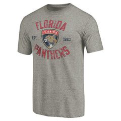 Florida Panthers Heritage Tri-Blend T-Shirt Ash