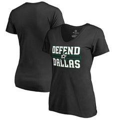 Dallas Stars Women's Hometown Collection Defend T-Shirt Black