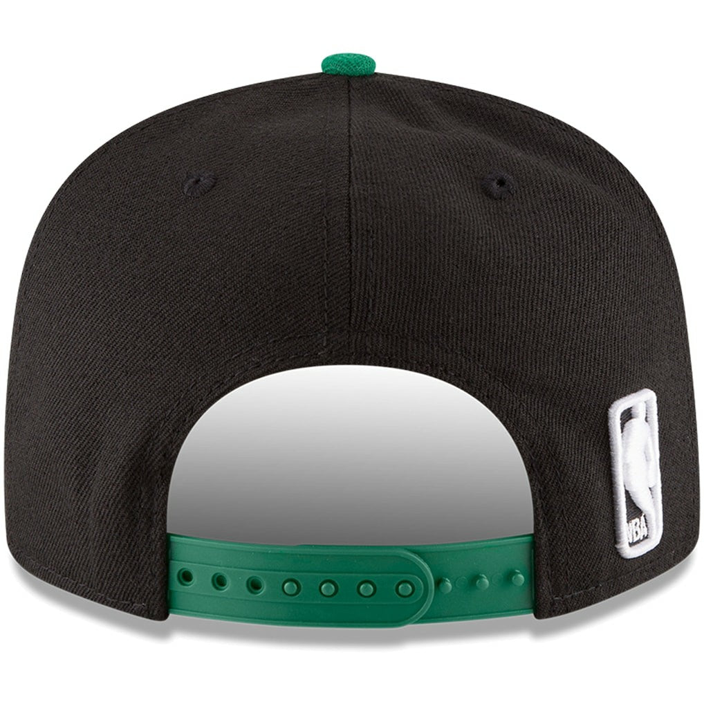 Boston Celtics 2-Tone 9FIFTY Adjustable Snapback Hat - Black/Kelly Green | New Era on sale
