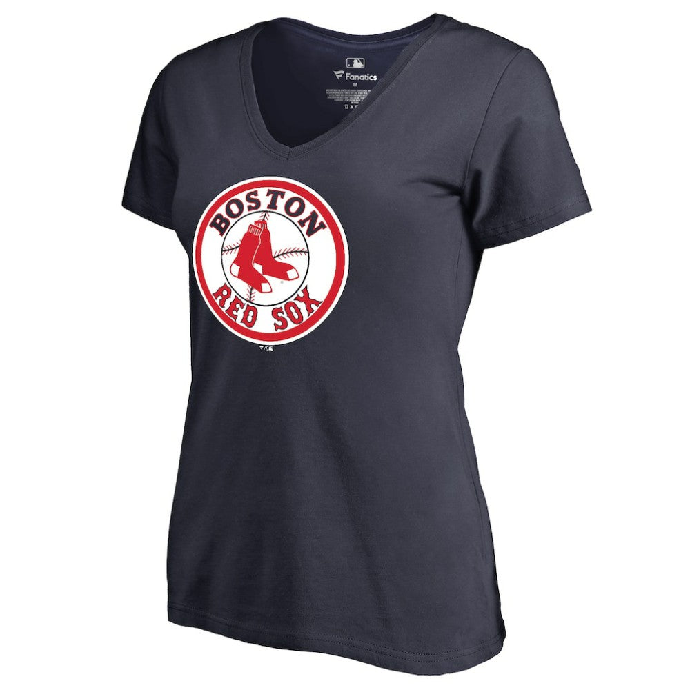 Boston Red Sox Women's Cooperstown Collection Forbes T-Shirt - Navy