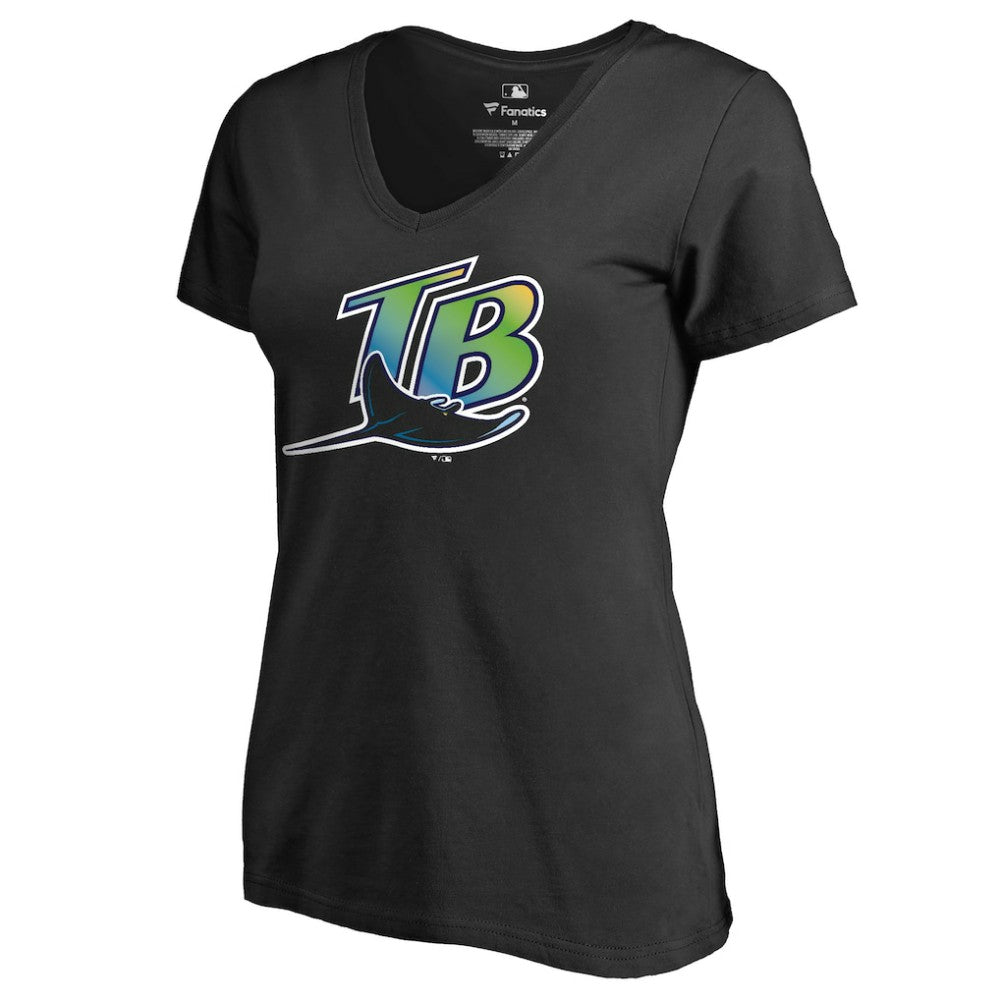 Tampa Bay Rays Women's Cooperstown Collection Forbes T-Shirt - Black