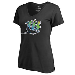Tampa Bay Rays Women's Cooperstown Collection Forbes T-Shirt - Black