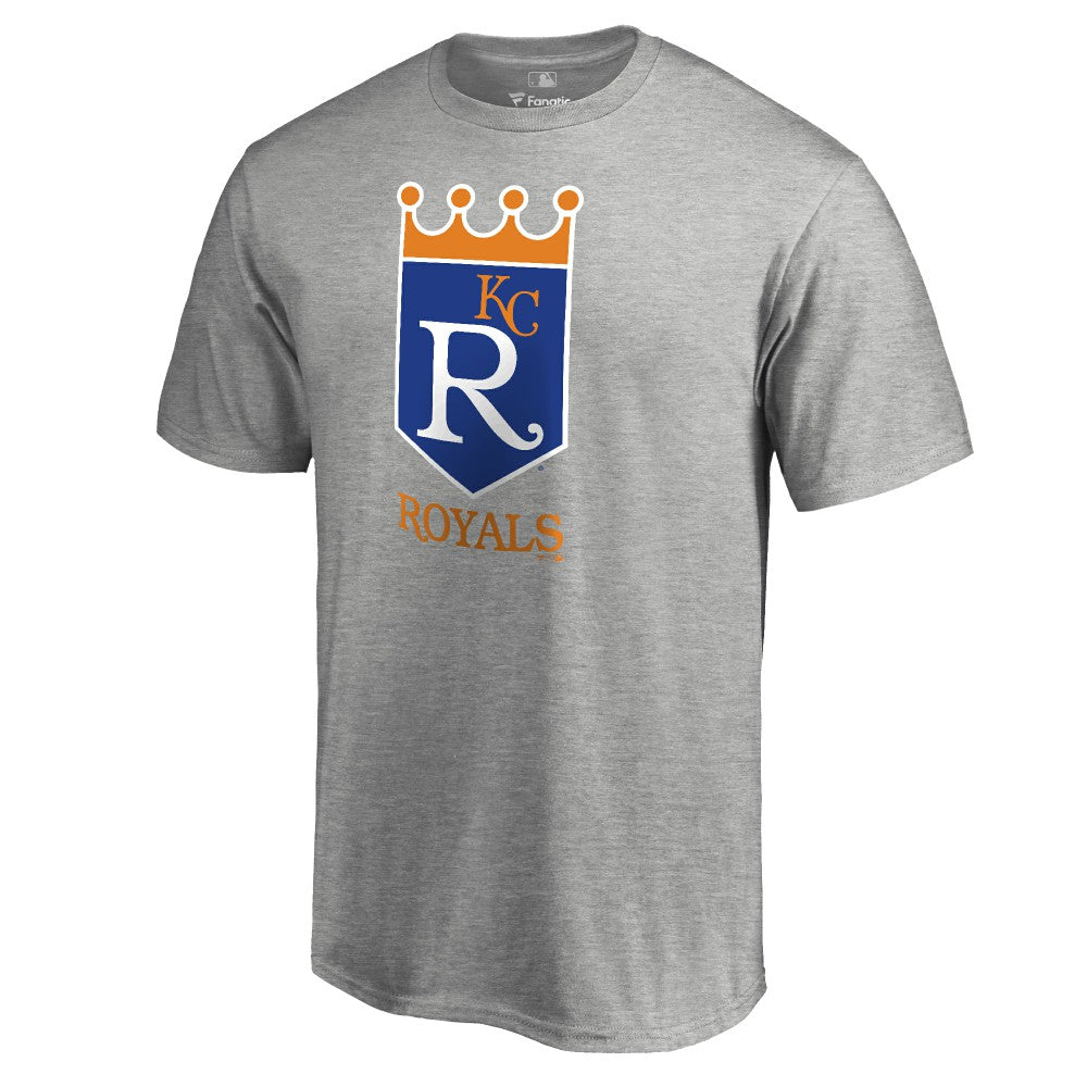 Kansas City Royals Cooperstown Collection Forbes T-Shirt - Ash