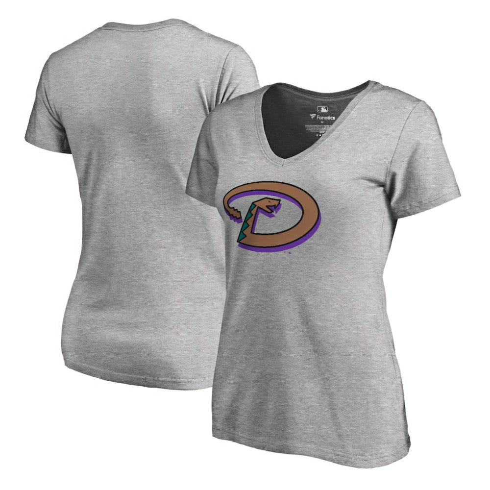 Arizona Diamondbacks Women's Cooperstown Collection Forbes T-Shirt - Ash