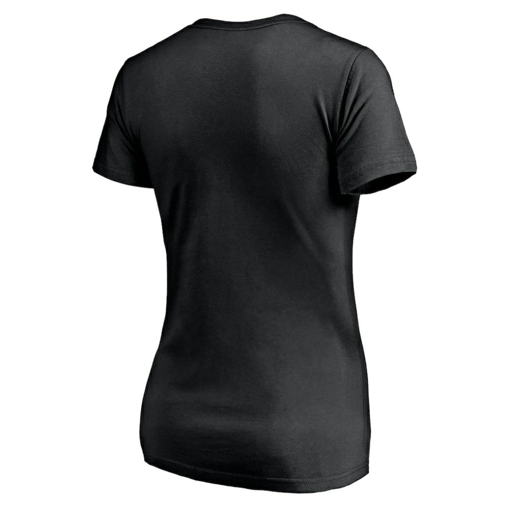 Tampa Bay Rays Women's Core Wahconah V-Neck T-Shirt - Black