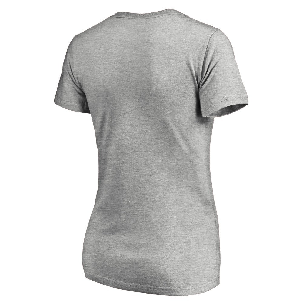 Los Angeles Angels Women's Core Wahconah V-Neck T-Shirt - Heather Gray