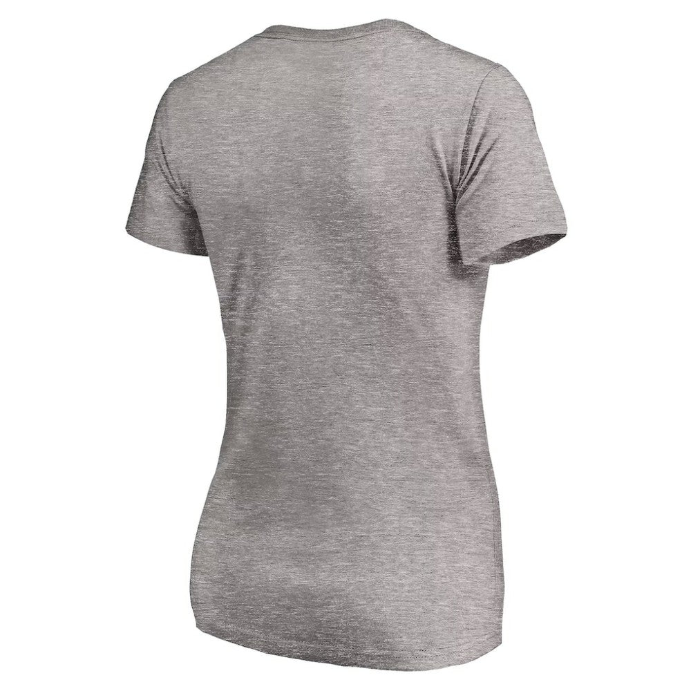 Philadelphia Phillies Women's Core Wahconah V-Neck T-Shirt - Heather Gray