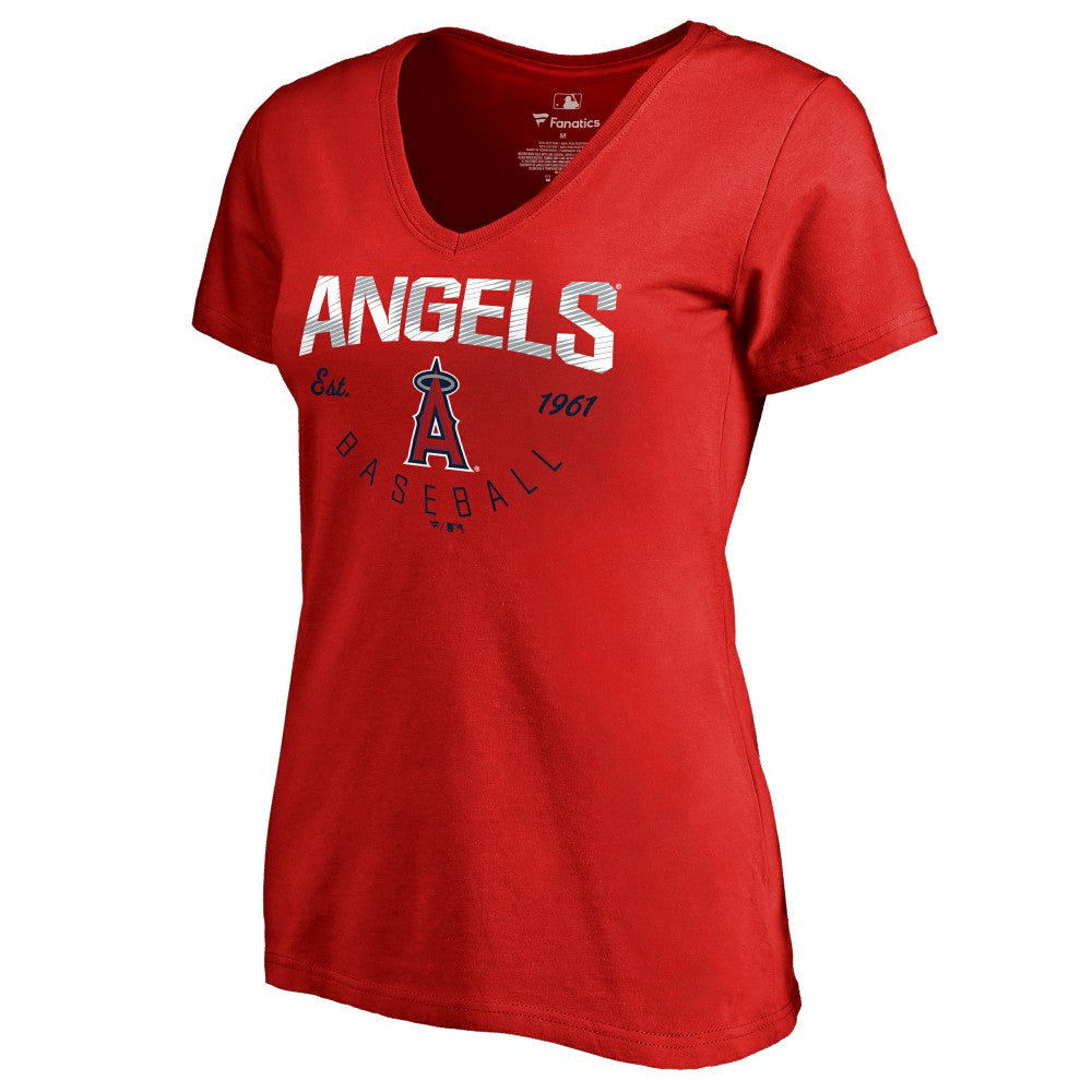 Los Angeles Angels Women's Live For It T-Shirt - Red