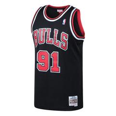 Dennis Rodman Chicago Bulls 1997/98 Hardwood Classics Swingman Jersey sale - Black | Mitchell & Ness shop