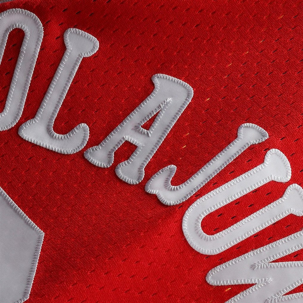 Hakeem Olajuwon Houston Rockets 1993/94 Hardwood Classics Swingman Jersey - Red | Mitchell & Ness outlet