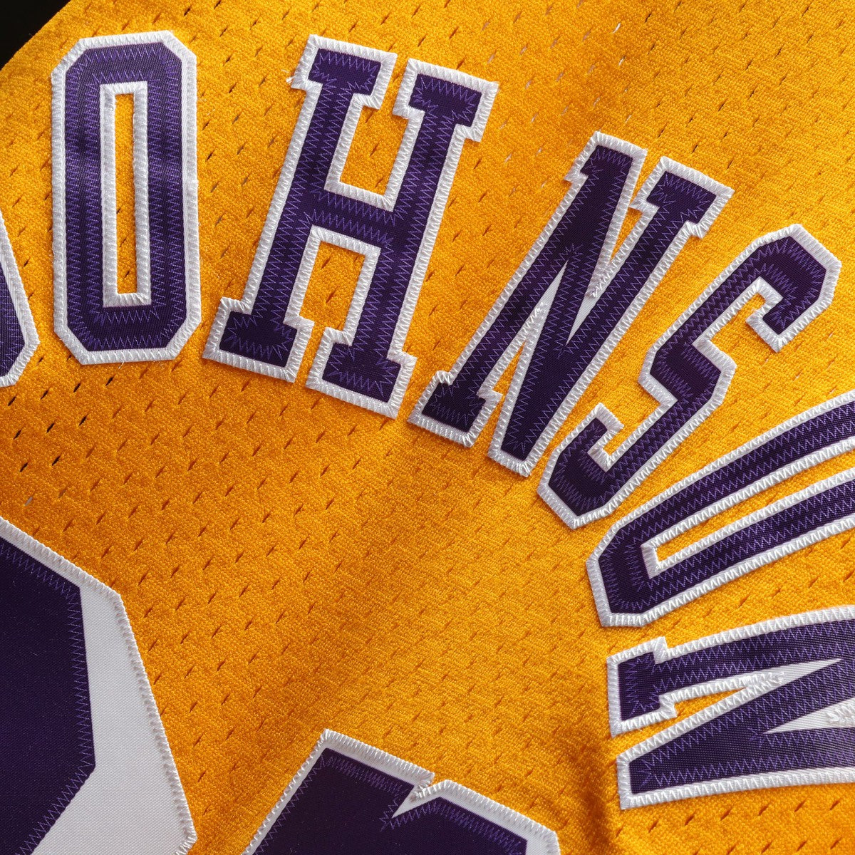 Magic Johnson Los Angeles Lakers 1984/85 Hardwood Classics Swingman Jersey - Gold | Mitchell & Ness for sale