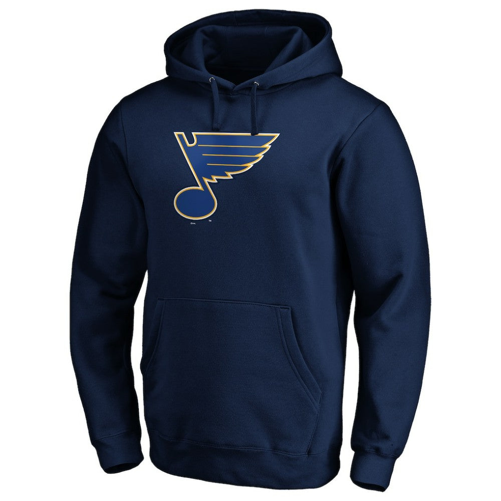 St. Louis Blues Fanatics Primary Logo II Pullover Hoodie Navy