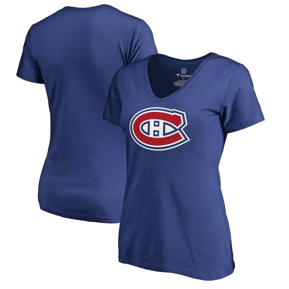 Montreal Canadiens Women's Primary Logo T-Shirt Royal