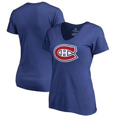 Montreal Canadiens Women's Primary Logo T-Shirt Royal