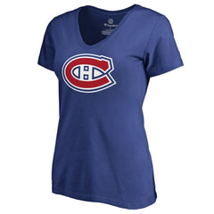 Montreal Canadiens Women's Primary Logo T-Shirt Royal