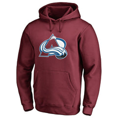 Colorado Avalanche Primary Logo Pullover Hoodie II Burgundy
