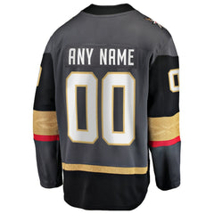 Vegas Golden Knights Fanatics Alternate Breakaway Custom Jersey Gray