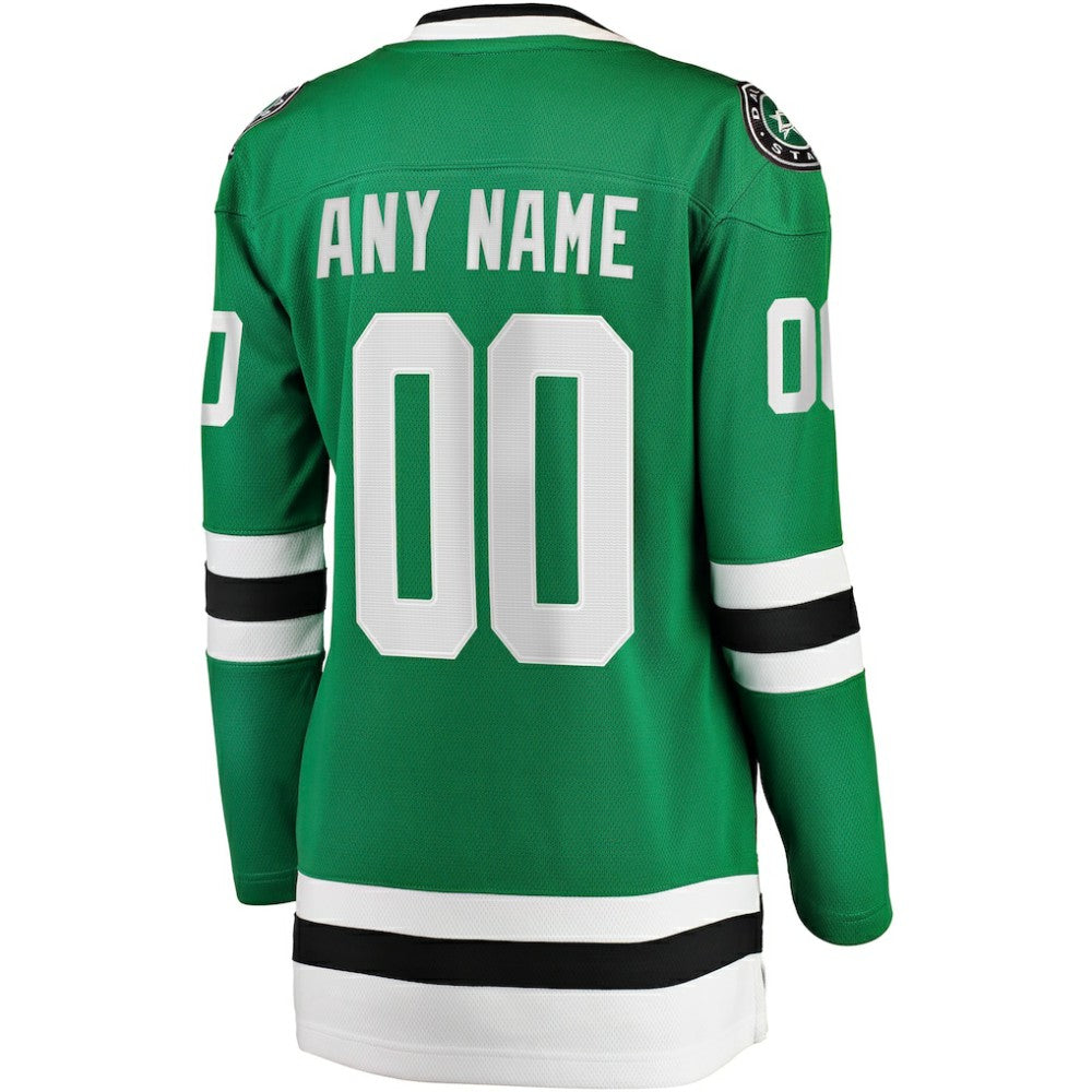 Dallas Stars Fanatics Women's Home Breakaway Custom Jersey Green